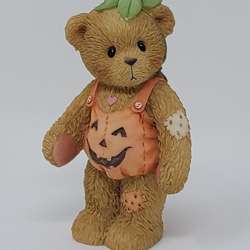Cherished Teddies by Enesco - Adelaide Pumpkin Figurine
